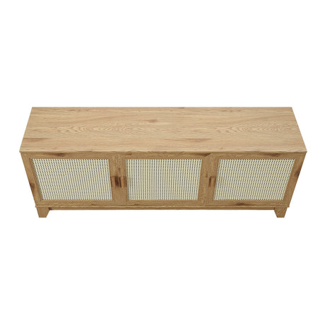 Sheridan TV Stand in Nature by Manhattan Comfort at Eve Furniture