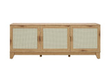 Sheridan TV Stand in Nature by Manhattan Comfort at Eve Furniture