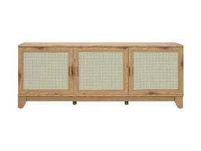 Sheridan TV Stand in Nature by Manhattan Comfort at Eve Furniture