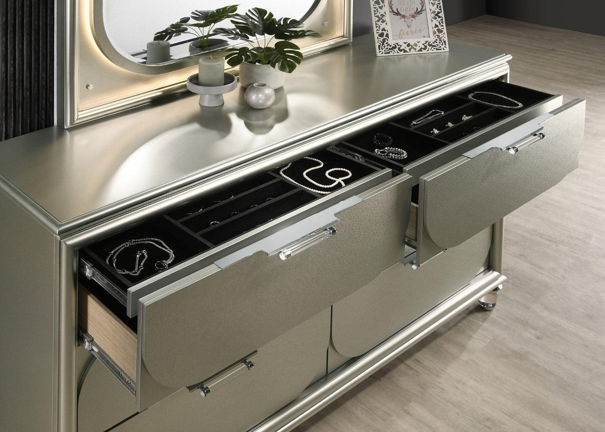 Sheridan Silver Dresser by Furniture of America at Eve Furniture