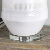 Sherie White Table Lamp by Crestview at Eve Furniture