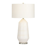 Sherie White Table Lamp by Crestview at Eve Furniture