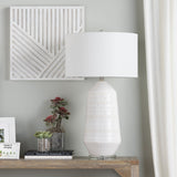 Sherie White Table Lamp by Crestview at Eve Furniture