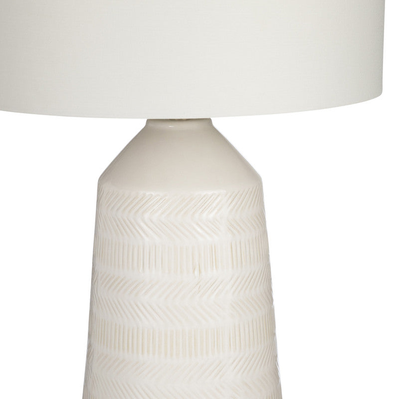 Sherie White Table Lamp by Crestview at Eve Furniture
