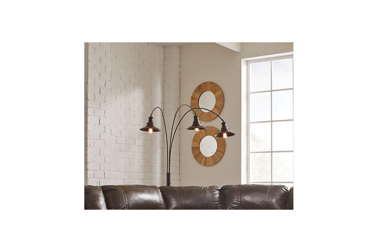 Sheriel Black Floor Lamp by Ashley at Eve Furniture