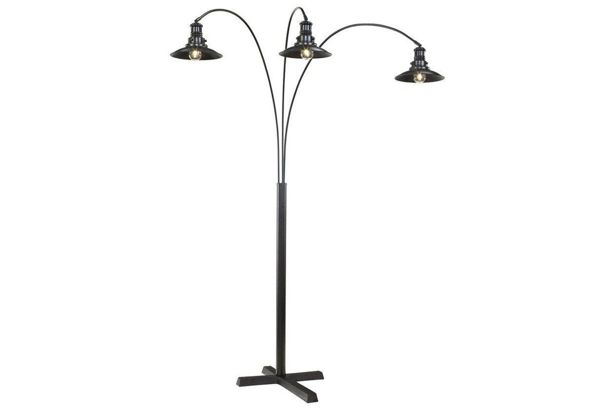 Sheriel Black Floor Lamp by Ashley at Eve Furniture