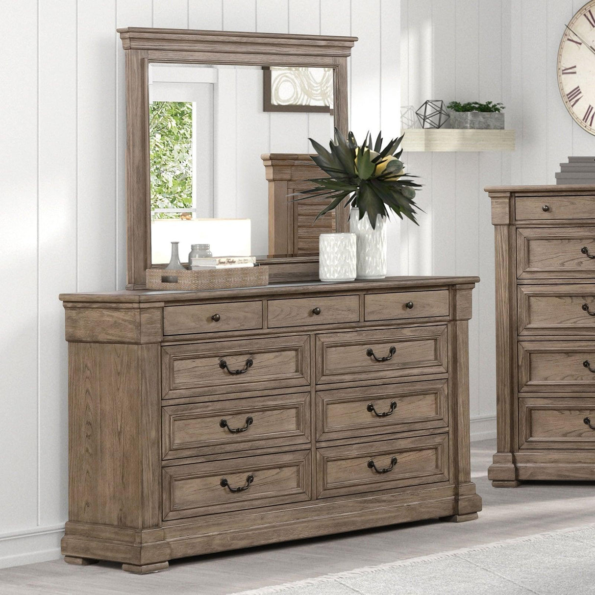 Sheringham Weathered Gray Dresser by Furniture of America at Eve Furniture