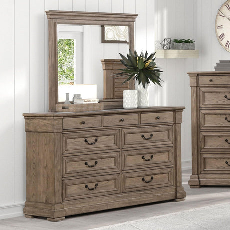 Sheringham Weathered Gray Dresser by Furniture of America at Eve Furniture