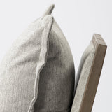 Sherlock Frost Gray Wood Frame Accent Chair by Mercana at Eve Furniture