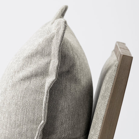 Sherlock Frost Gray Wood Frame Accent Chair by Mercana at Eve Furniture