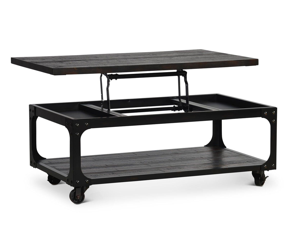 Sherlock 3-Piece Lift-Top Set (Lift-Top Cocktail & 2 End Tables) by Steve Silver at Eve Furniture