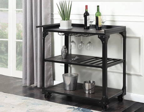 Sherlock Cart w/Casters by Steve Silver at Eve Furniture