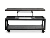 Sherlock Lift Top Cocktail Table with Casters by Steve Silver at Eve Furniture