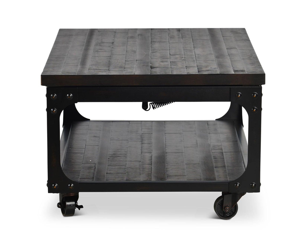 Sherlock Lift Top Cocktail Table with Casters by Steve Silver at Eve Furniture
