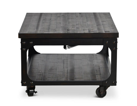 Sherlock Lift Top Cocktail Table with Casters by Steve Silver at Eve Furniture