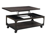 Sherlock Lift Top Cocktail Table with Casters by Steve Silver at Eve Furniture