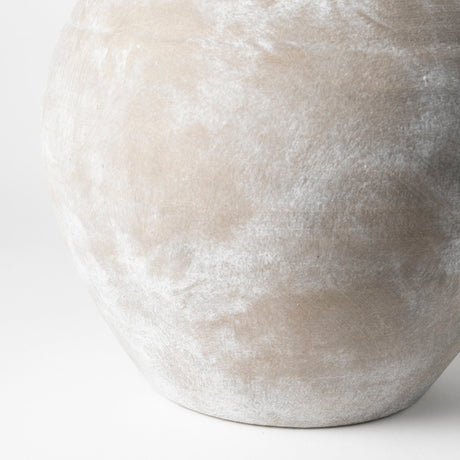 Sherry Rustic Brown Tall Neck Ceramic Vase by Mercana at Eve Furniture