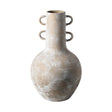 Sherry Rustic Brown Tall Neck Ceramic Vase by Mercana at Eve Furniture