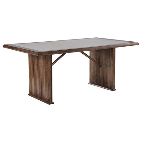 Sherwood Brown 5-Piece Rectangular Dining Room Set by Coaster at Eve Furniture