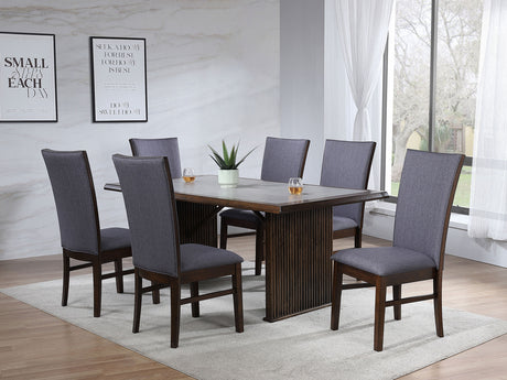 Sherwood Brown 72-inch Rectangular Dining Table by Coaster at Eve Furniture