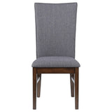 Sherwood Gray Upholstered Dining Side Chair, Set of 2 by Coaster at Eve Furniture