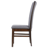 Sherwood Gray Upholstered Dining Side Chair, Set of 2 by Coaster at Eve Furniture