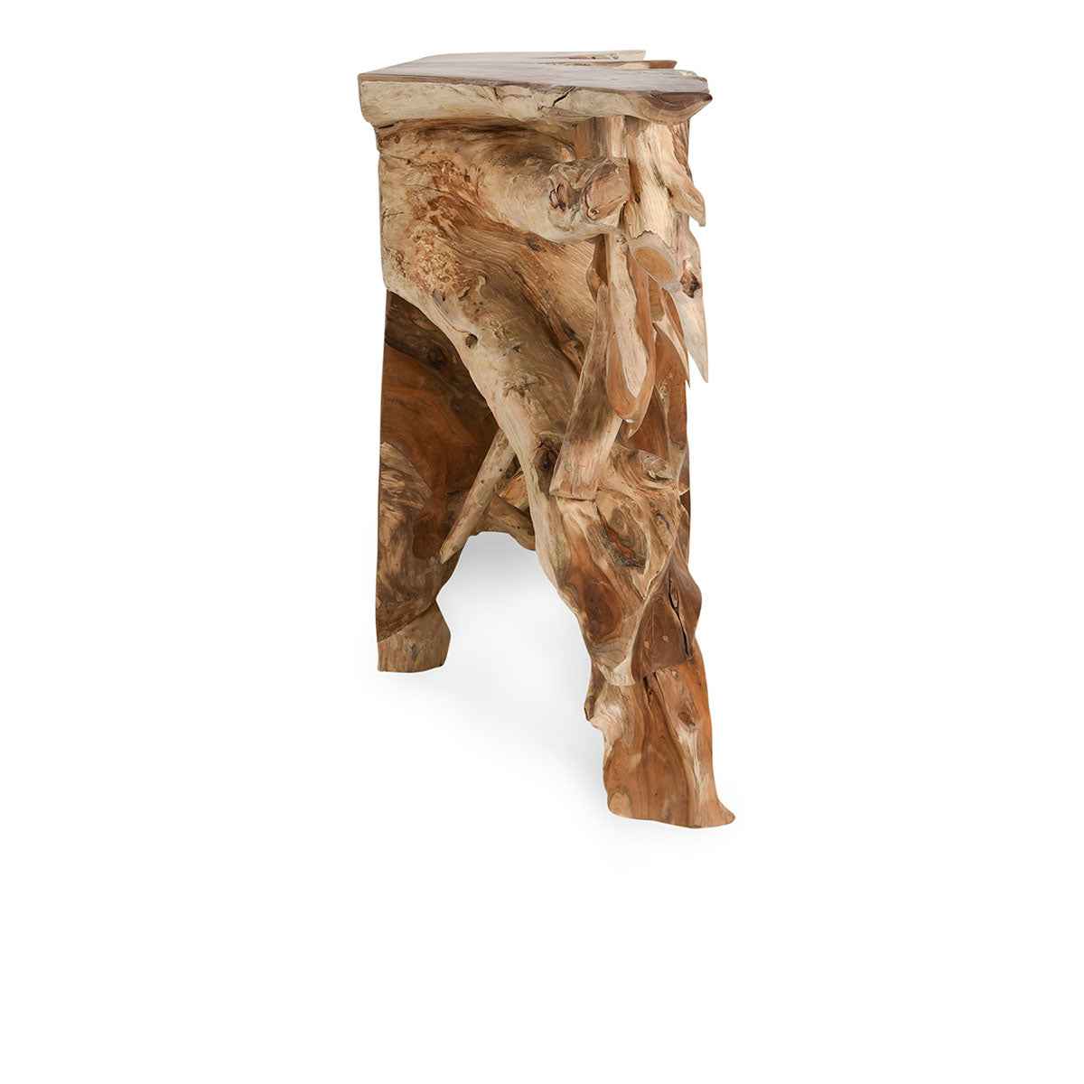 Shia Root Natural Console Table by Classic Home at Eve Furniture
