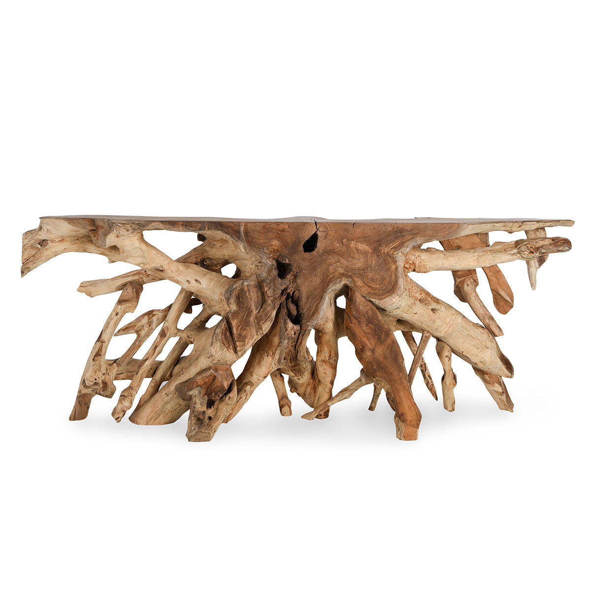Shia Root Natural Console Table by Classic Home at Eve Furniture