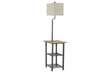 Shianne Black Floor Lamp by Ashley at Eve Furniture