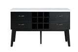 Shildon Black/White Server by Furniture of America at Eve Furniture