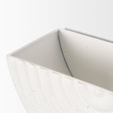 Shilo Matte White Metal Hanging Wall Planter (Set of 2) by Mercana at Eve Furniture