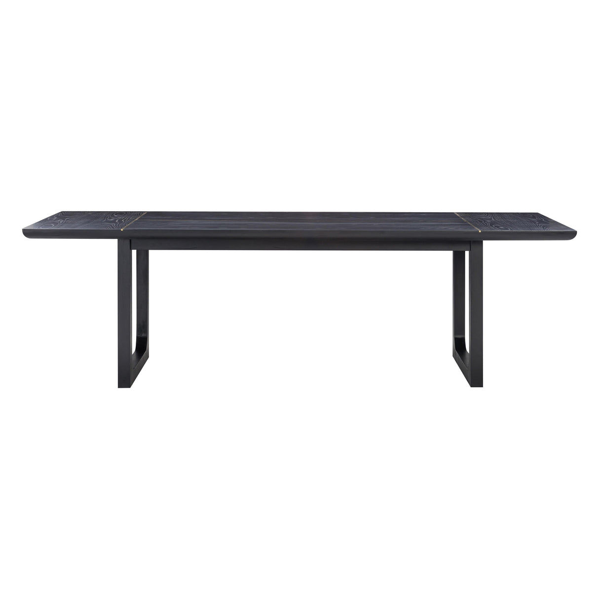 Shiloh Black Ash 102" Rectangular Dining Table by TOV Furniture at Eve Furniture