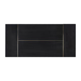 Shiloh Black Ash 102" Rectangular Dining Table by TOV Furniture at Eve Furniture