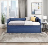 Shiloh Blue Twin Daybed with Trundle