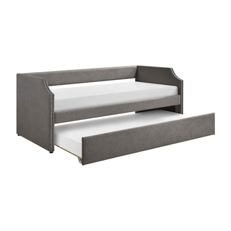 Shiloh Dark Gray Twin Daybed with Trundle by Homelegance at Eve Furniture