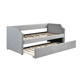 Shiloh Light Gray Twin Daybed with Trundle