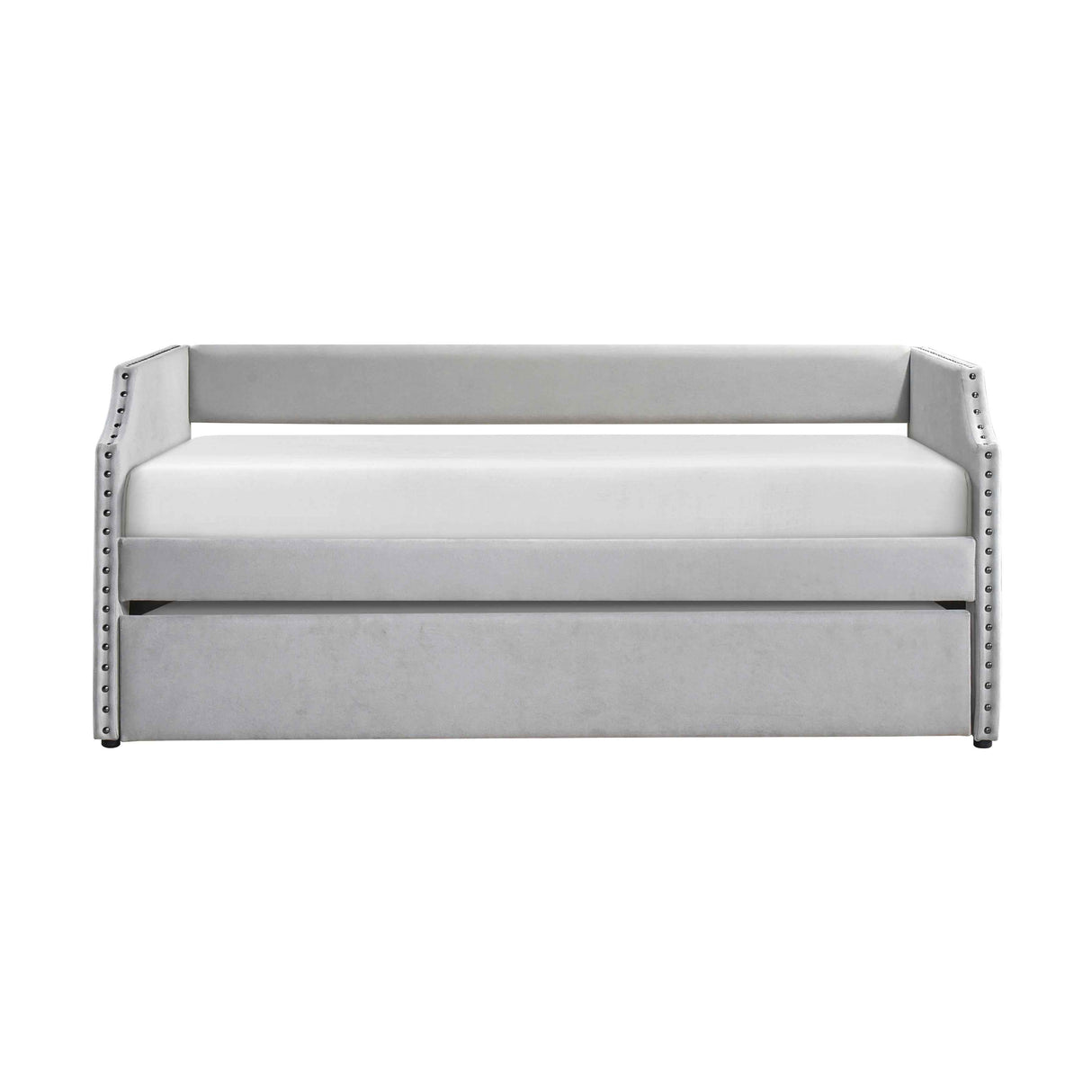 Shiloh Light Gray Twin Daybed with Trundle