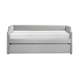 Shiloh Light Gray Twin Daybed with Trundle