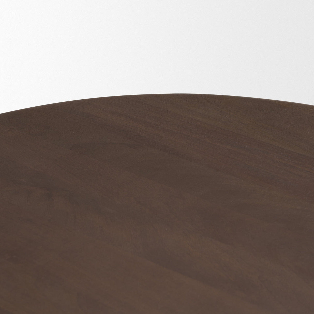 Shima Oval Dark Brown Wood w/ Arched Legs Coffee Table by Mercana at Eve Furniture