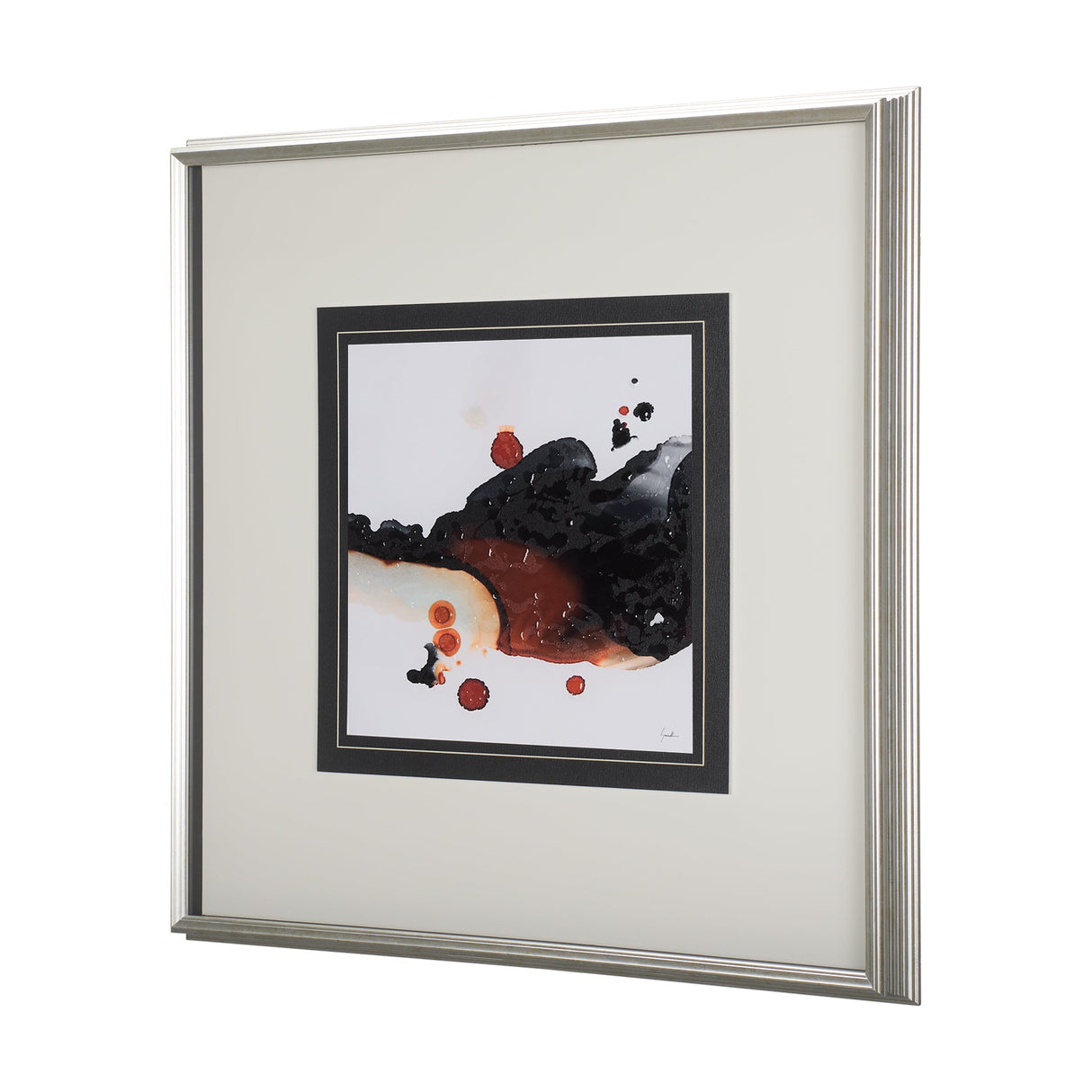 Shimmering Night I by Mercana Studio a Hand Embellished Textured Framed Art Print Matted under Glass by Mercana at Eve Furniture