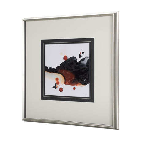 Shimmering Night I by Mercana Studio a Hand Embellished Textured Framed Art Print Matted under Glass by Mercana at Eve Furniture