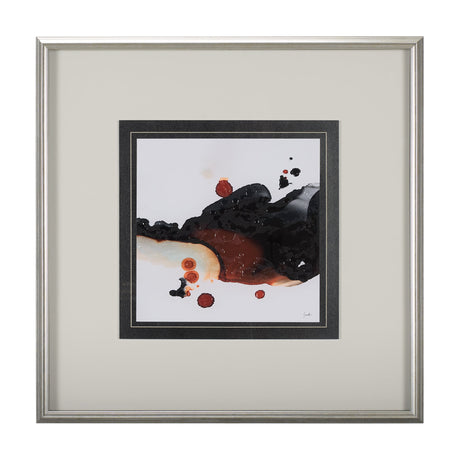 Shimmering Night I by Mercana Studio a Hand Embellished Textured Framed Art Print Matted under Glass by Mercana at Eve Furniture