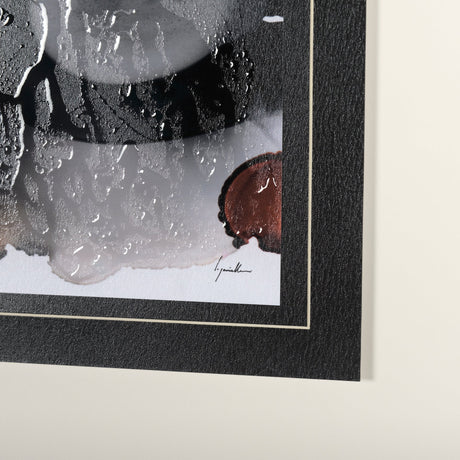 Shimmering Night II by Mercana Studio Hand Embellished Textured Framed Art Print Matted under Glass by Mercana at Eve Furniture