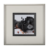 Shimmering Night II by Mercana Studio Hand Embellished Textured Framed Art Print Matted under Glass by Mercana at Eve Furniture