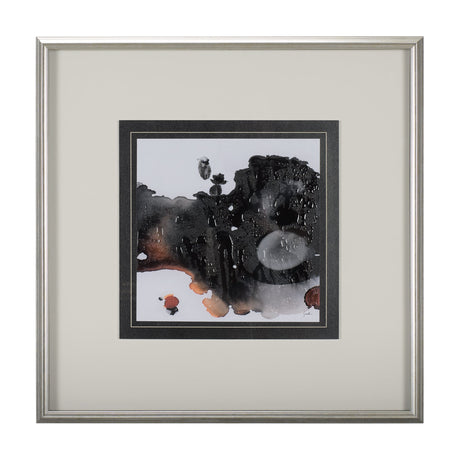 Shimmering Night II by Mercana Studio Hand Embellished Textured Framed Art Print Matted under Glass by Mercana at Eve Furniture