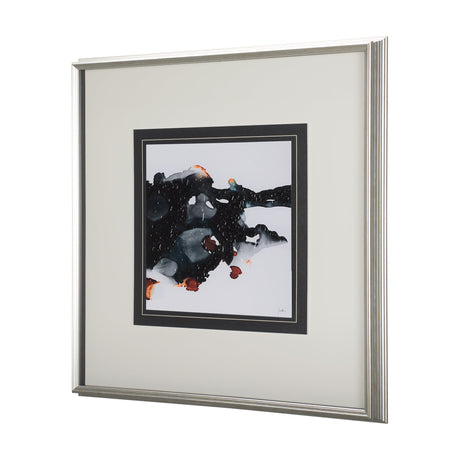 Shimmering Night III by Mercana Studio Hand Embellished Textured Framed Art Print Matted under Glass by Mercana at Eve Furniture