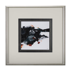 Shimmering Night III by Mercana Studio Hand Embellished Textured Framed Art Print Matted under Glass by Mercana at Eve Furniture