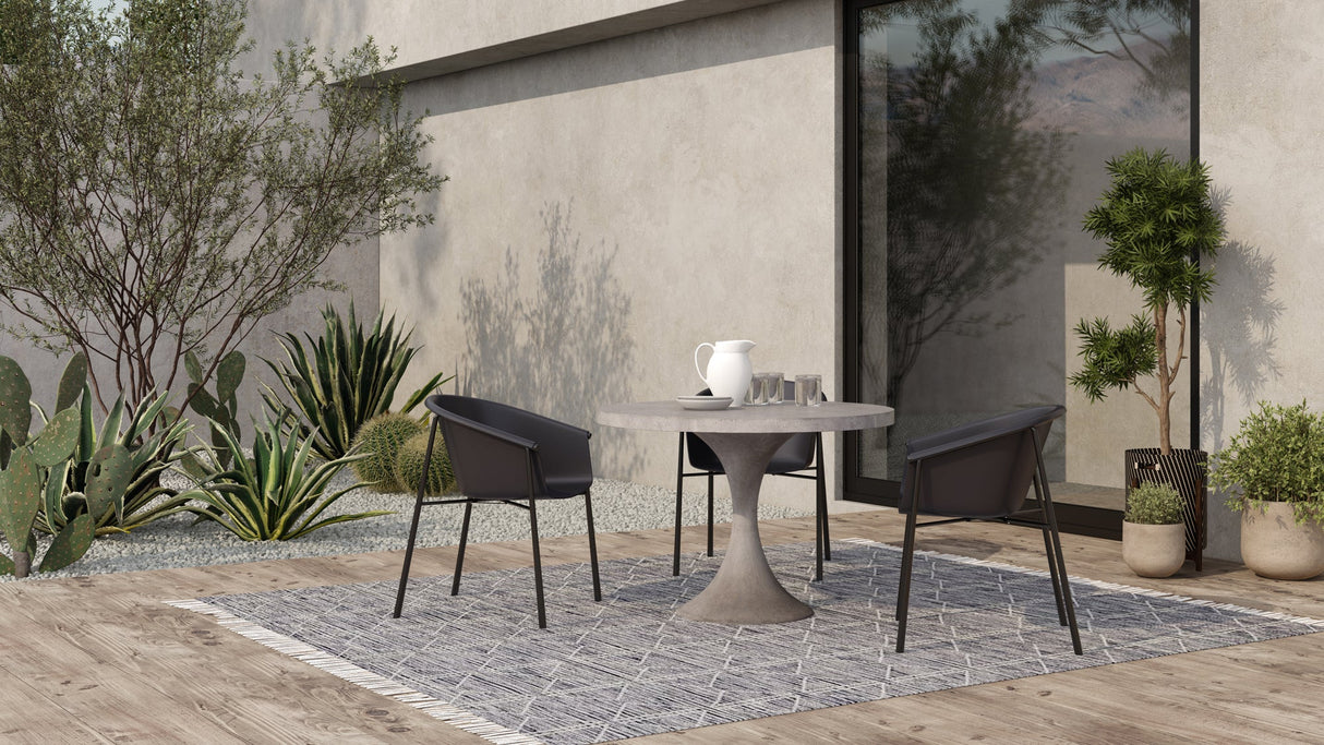 Shindig Outdoor Dining Chair Black by Moe's Home at Eve Furniture