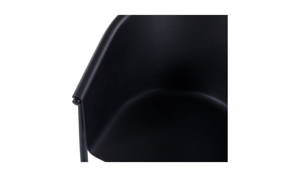 Shindig Outdoor Dining Chair Black by Moe's Home at Eve Furniture