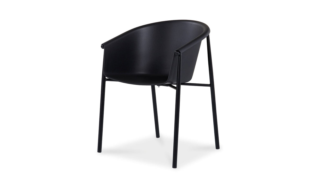 Shindig Outdoor Dining Chair Black by Moe's Home at Eve Furniture